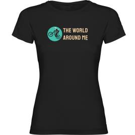 Camiseta De Manga Curta The World Around Me S Black