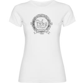 Camiseta De Manga Curta Bike Apparel M White