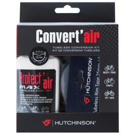 Kit De Conversão Tubeless 25 Mm One Size Black