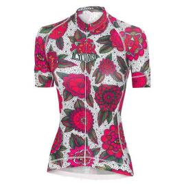 Camisola Manga Curta Cyco Floral L Pink / White