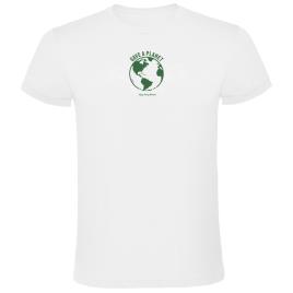 Camiseta De Manga Curta Save A Planet 2XL White