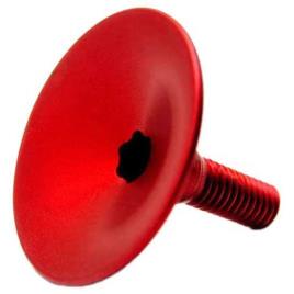 Top Cap And Bolt One Size Red