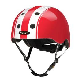Melon Capacete Urban Active All Stars XL-2XL Double White Red