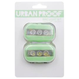 Urban Proof Luz Dianteira Led Clip One Size Pastel Green