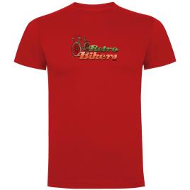 Camiseta De Manga Curta Retro Bikers 3XL Red