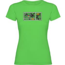 Camiseta De Manga Curta Comic M Light Green