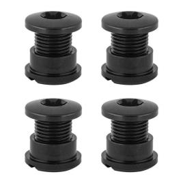 Short Bolts And Nuts 4 Units One Size Black