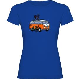 Camiseta De Manga Curta Hippie Van Bike L Royal Blue