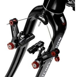 Pinças De Freio De Aro Largo / Frontal Preto Rim Shorty Ultimate One Size Black
