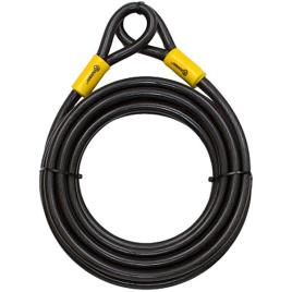 Aço Trancar Cable 15 x 9000 mm Black / Yellow