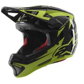 Capacete Downhill Missile Tech M Black / Fluor Yellow