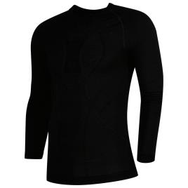 X-bionic Camada De Base Apani 4.0 Merino S Black / Black