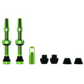 Muc Off Alumínio Válvula Tubeless 60 mm Green
