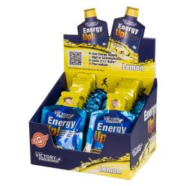 Energy Up 40g 24 Unidades Limão Energia Géis Caixa One Size Lemon