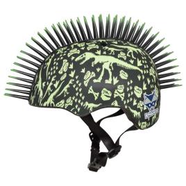 Raskullz Capacete T-rex Hawk One Size Black / Fluo Green