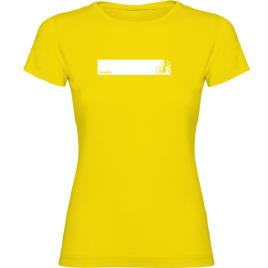 Camiseta De Manga Curta Bike Frame M Yellow
