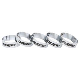 Ultralight Tetra Aluminium Head Spacers 5 Units 5 mm Crome