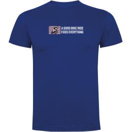 Kruskis Camiseta De Manga Curta Good Bike Ride XL Royal Blue