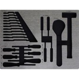 Var Bandeja De Chaves Inglesas / Chaves De Fenda / Ganchos / Ferramentas De Martelo One Size Silver