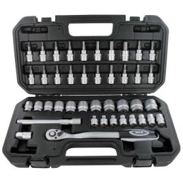 42 Piece Professional Ratchet Wrench Set One Size Black