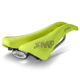 Carbon Saddle Glider 266 x 136 mm Yellow Fluor