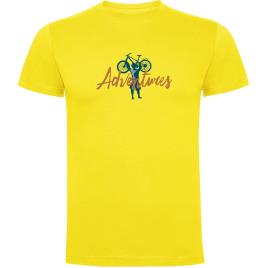 Camiseta De Manga Curta Adventures S Yellow