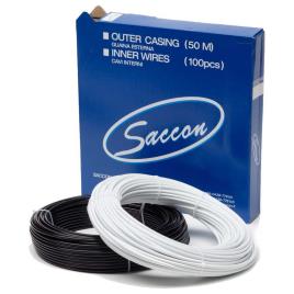 Saccon Capa Cabo Desviador Traseiro Teflon 50 Metros One Size Black