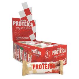 Proteína 24 Unidades Toffee Energia Barras Caixa One Size Red