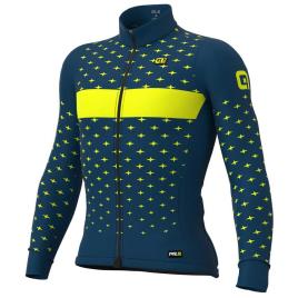 Jersey Manga Comprida Stars M Petrol / Fluor Yellow