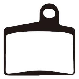 Pastilhas De Freio Semi-metálicas Para Hayes Stroker Ryde One Size Black / Silver