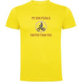Camiseta De Manga Curta Faster Than You M Yellow