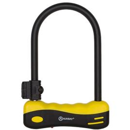 U-lock Roc 195 x 104 mm Black / Yellow