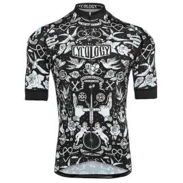 Camisola Manga Curta Velo Tattoo S Black / White