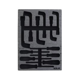 Bandeja De Ferramentas Para Chaves De Fenda / Chaves De Soquete One Size Silver