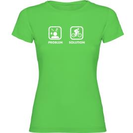 Camiseta De Manga Curta Problem Solution Bike XL Light Green