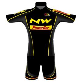 Calções Sem Alças Performance Treasure Air M Black / Yellow