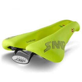 Carbon Saddle T1 257 x 164 mm Yellow Fluor