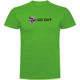Camiseta De Manga Curta Go Out S Green