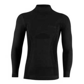 Camada De Base De Gola Alta De Manga Longa Merino 6.0 L Black