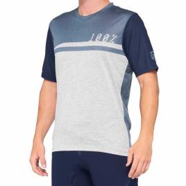 Camiseta De Manga Curta Airmatic XL Steel Blue / Grey