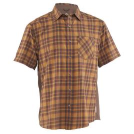 Camisa Manga Curta Detour L Khaki / Cayenne Plaid