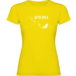 Kruskis Camiseta De Manga Curta Mtb Dna M Yellow