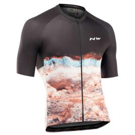 Camisola Manga Curta Earth XL Black / Siena Orange