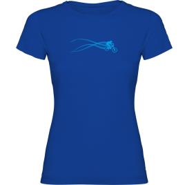 Camiseta De Manga Curta Mtb Estella S Royal Blue