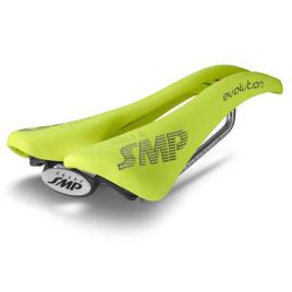 Carbon Saddle Evolution 266 x 129 mm Yellow Fluor