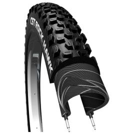 Pneu Mtb Dobrável Dobrável Rock Hawk 27.5´´ Tubeless 27.5 x 2.40 Black