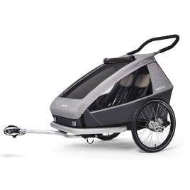 Croozer Atrelado Kid Keeke 1 2020 Max 35 kg Grey Rock