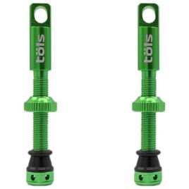 Tols Kit De Válvulas Tubeless 44 mm Green