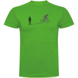 Camiseta De Manga Curta Bike Shadow M Green