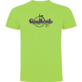 Camiseta De Manga Curta Enjoy The Ride 2XL Light Green